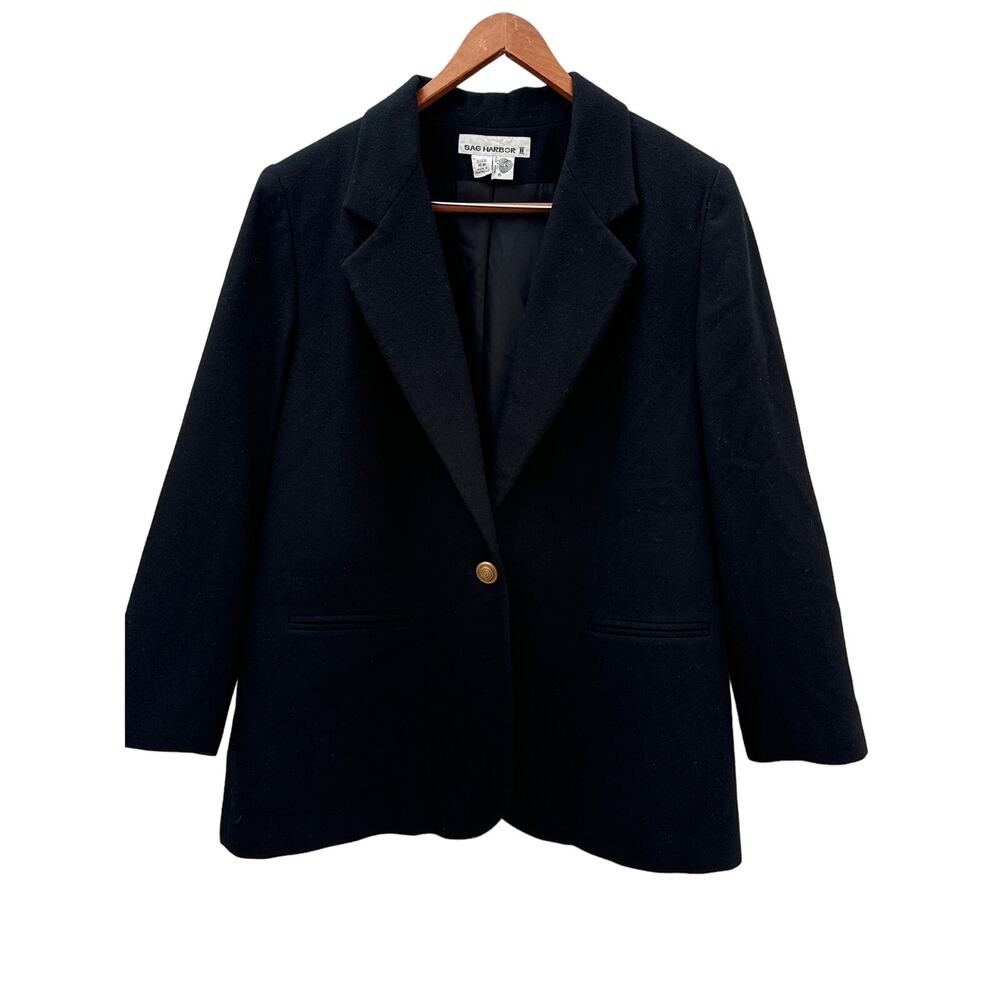 Vintage Sag Harbor 100% Wool Blazer